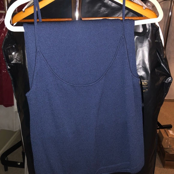 St. John Navy Blue 3-Piece Pantsuit - Picture 5 of 10